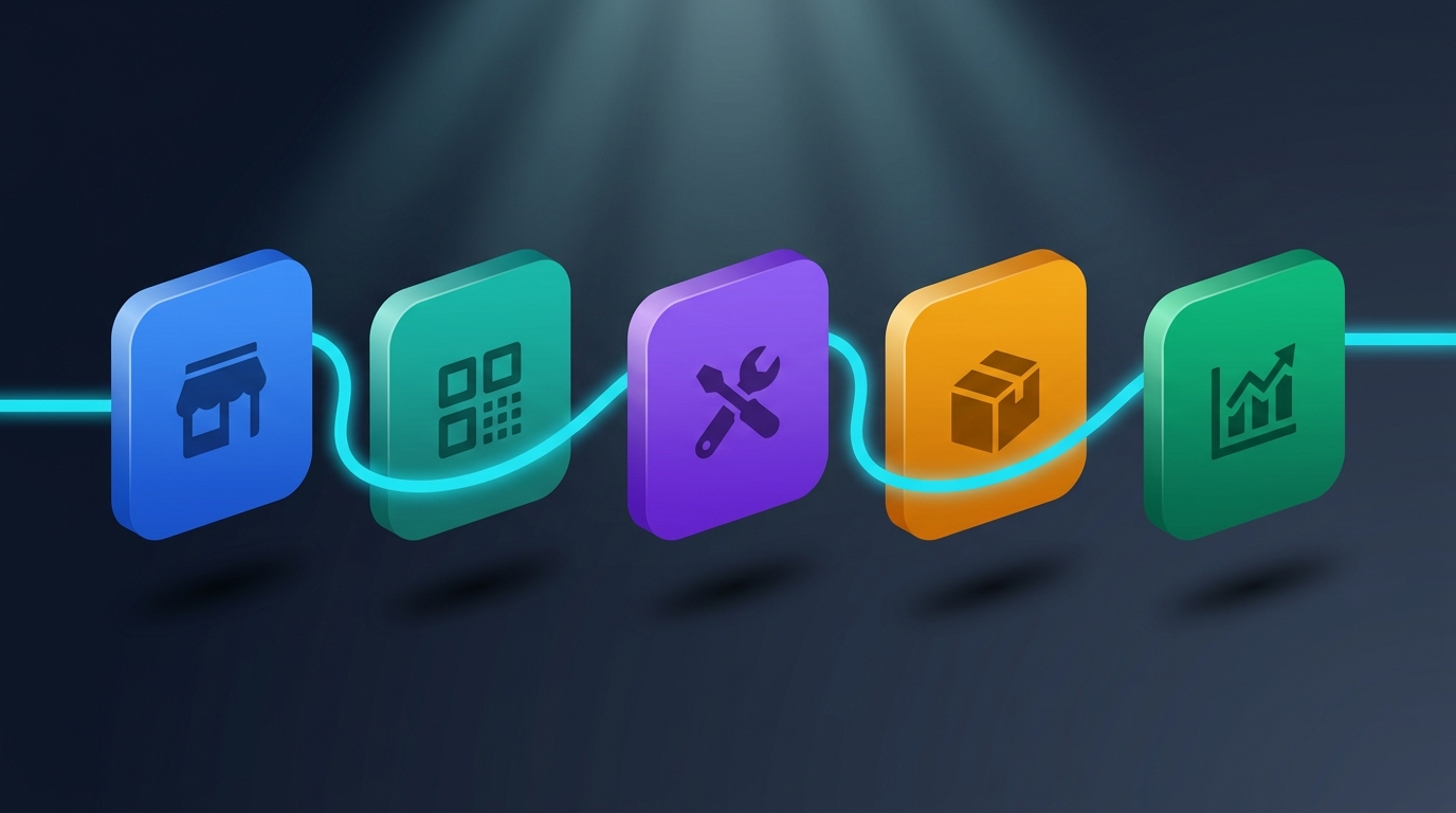 Processo operativo e-commerce in 5 fasi